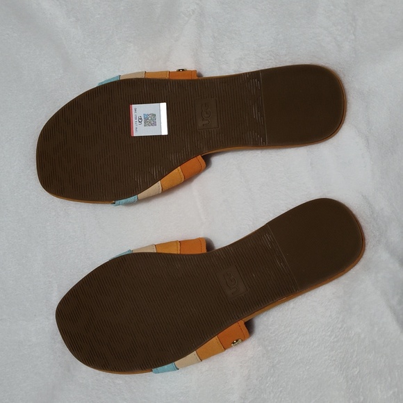Ugg Teague Flat Suede Sandal Women’s  Size: 8.5 NWT - Picture 2 of 3